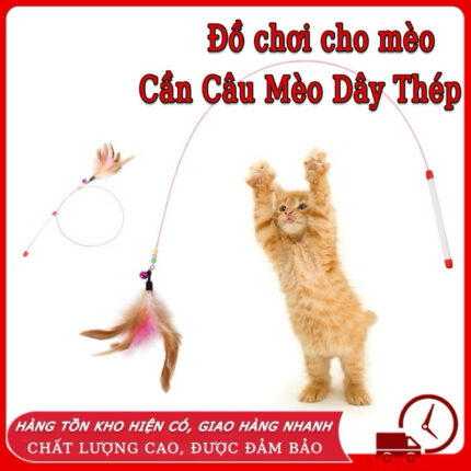 Cần câu mèo dây thép giá rẻ-3