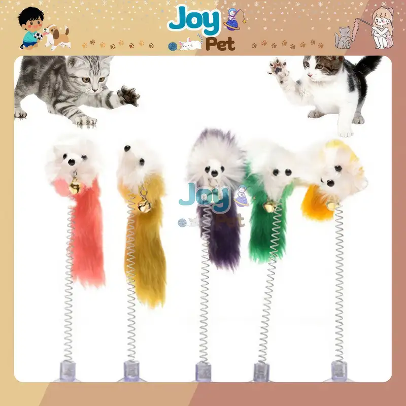 Đồ chơi chuột lò xo có đế hít – Giúp boss vui đùa cả ngày Đồ chơi chuột lò xo có đế hít – Giúp boss vui đùa cả ngày