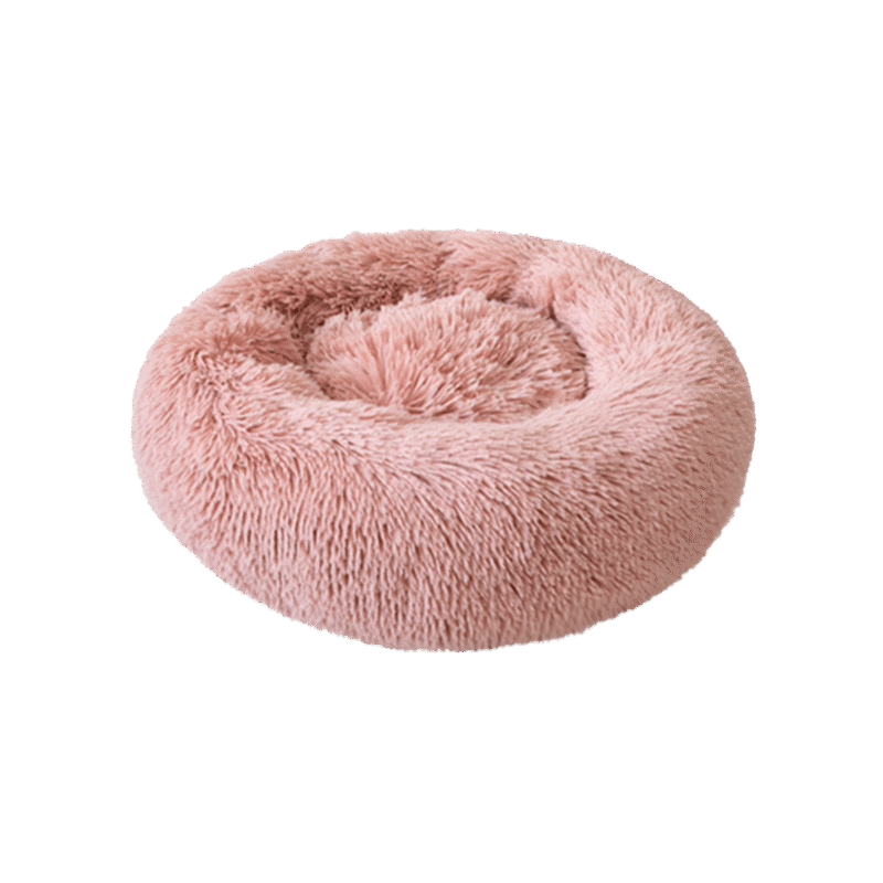 Calming bed peach pink